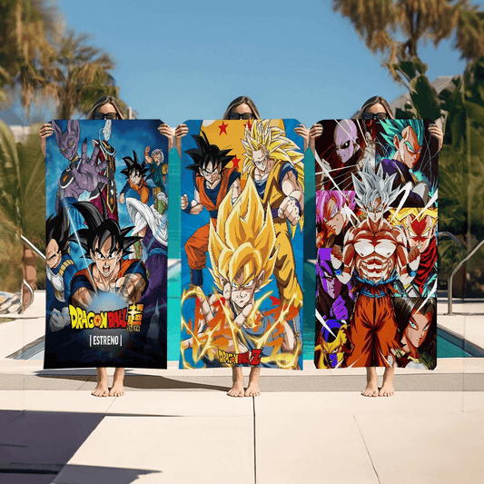 D-Dragons-Goku-Balls Beach Towel Colorful Bath Towels For Girl Microfiber Quick Dry Custom Sand Free Beach Yoga Spa Gym Pool - P12 Hub Europe