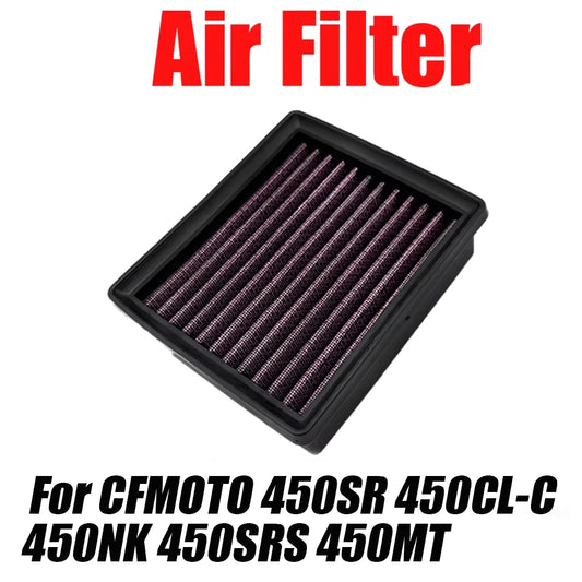 Motorcycle accessories Air Intake Filter   fit For CFMOTO 450SR 450CL-C 450NK 450SRS 450MT