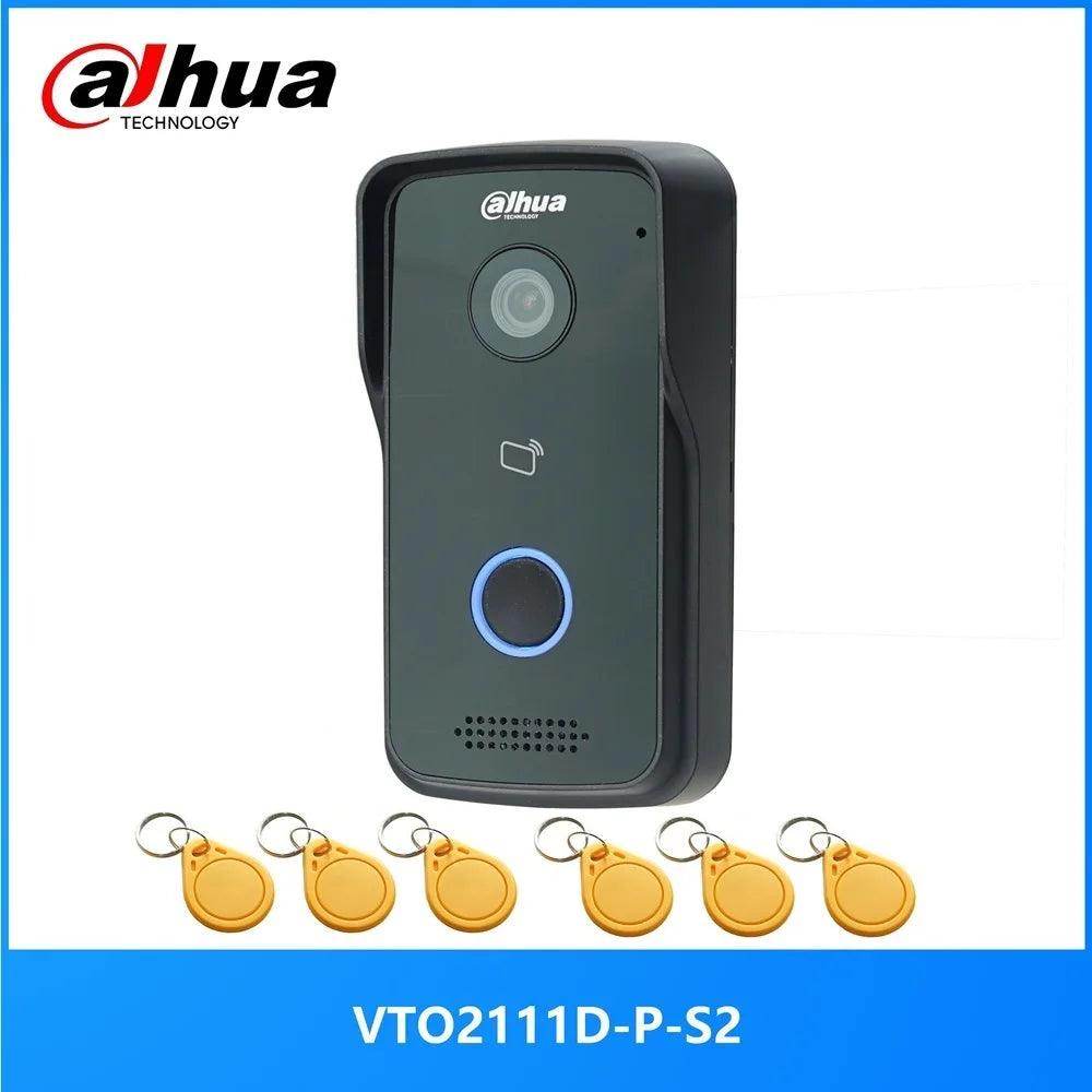 Doorbell Dahua PoE IP 2MP, 122° View, P2P Cloud, Multi-Language - P12 Hub Europe