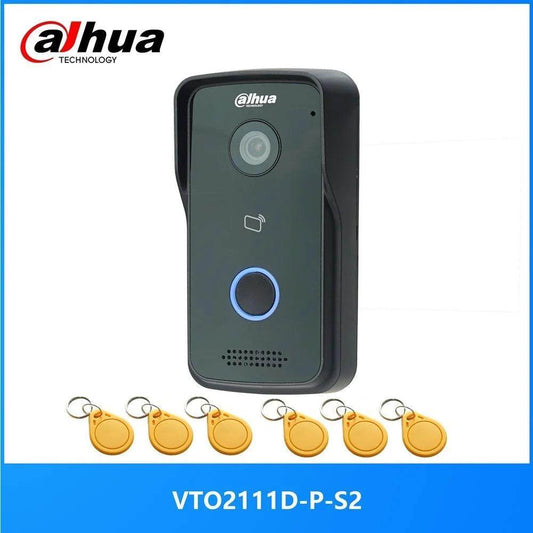 Doorbell Dahua PoE IP 2MP, 122° View, P2P Cloud, Multi-Language - P12 Hub Europe