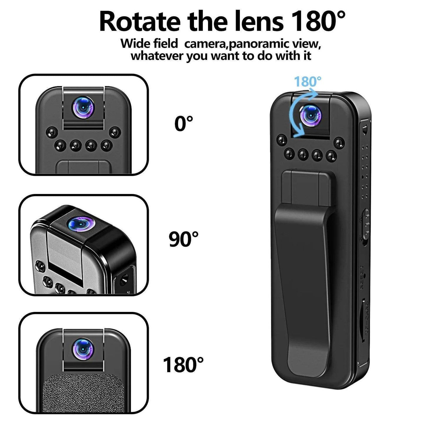 Mini Camera Xiaomi 1080P WiFi Portable DVR, IR Night Vision - P12 Hub Europe