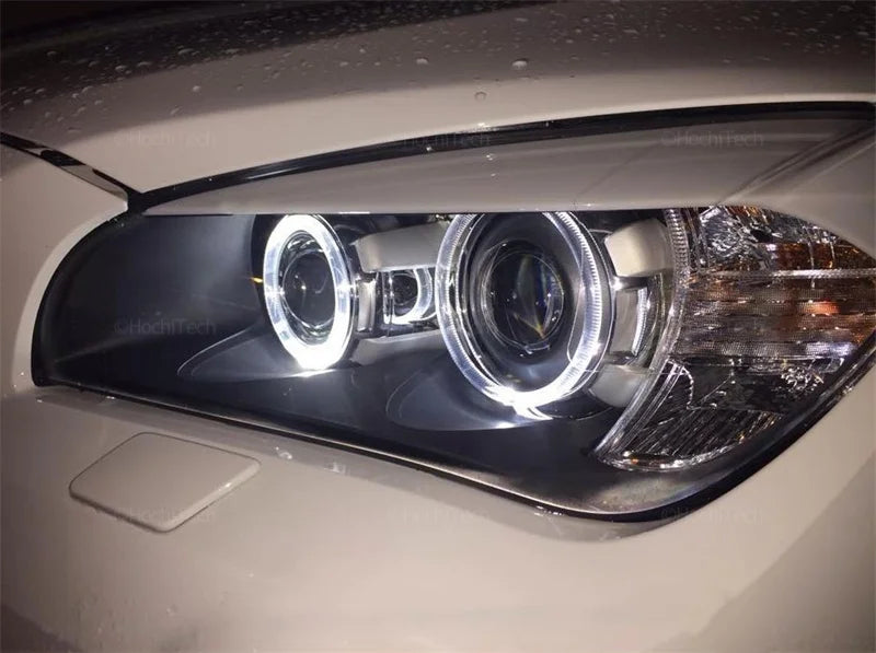 120W 6000K White H8  Canbus Error Free LED Angel Eyes Marker Lights Bulbs for BMW X1 E84 Xenon Headlight 2009-2015