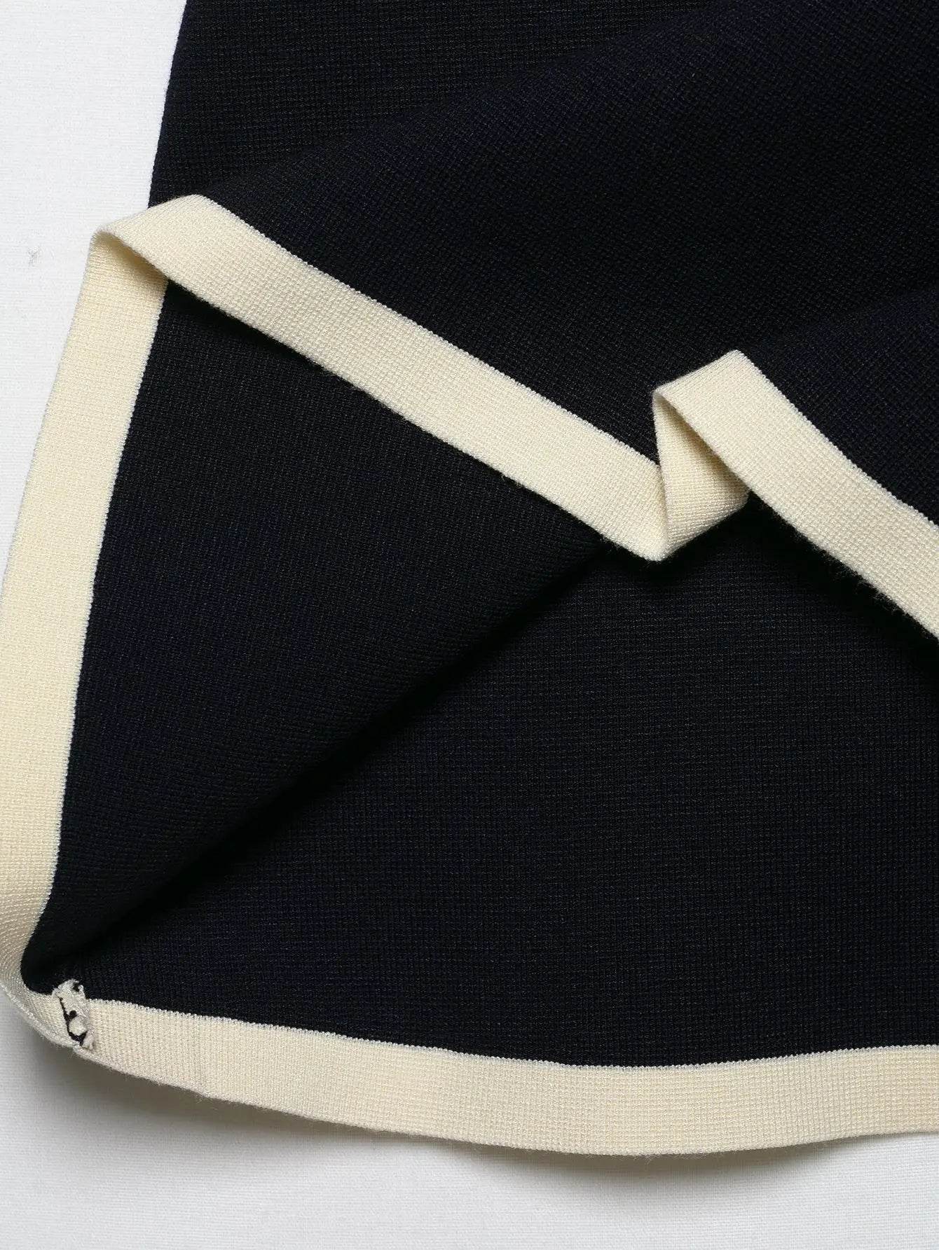 Women Color Block Knit Skirt Set - P12 Hub Europe