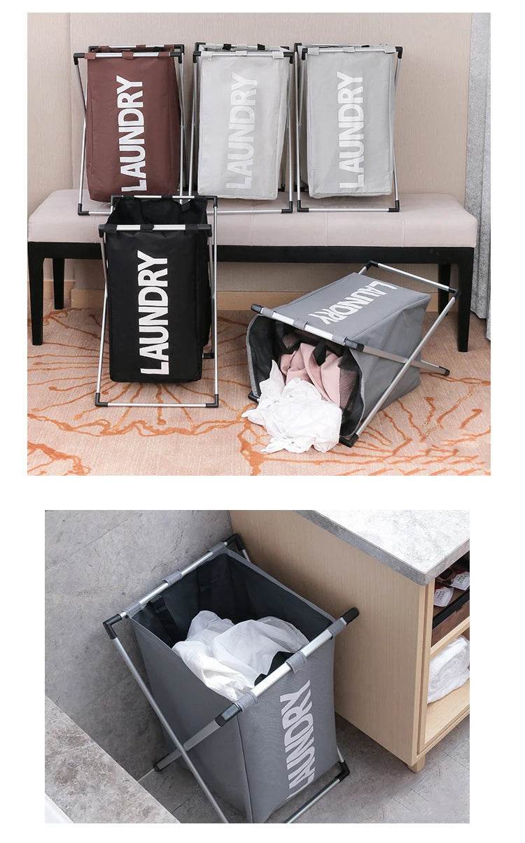 Foldable Waterproof Grid Laundry Basket - P12 Hub Europe
