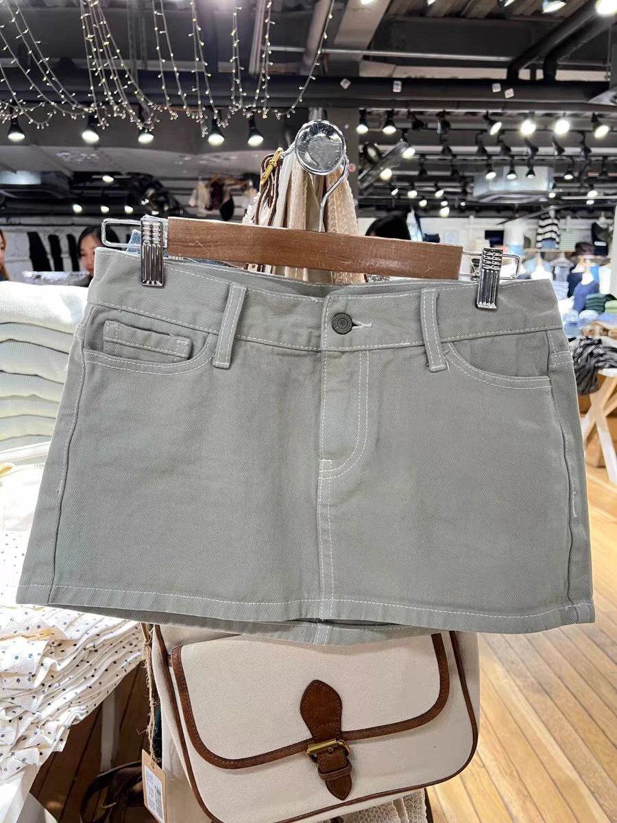Women's Vintage Denim Mini Skirt - P12 Hub Europe