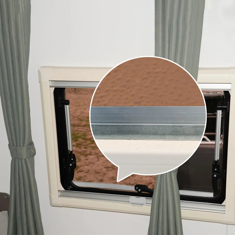 Car Door Window Seal Strip Transparent Weather Stripping Silicone Sealing Tape for RV Caravan Camper Motorhome Boat Door