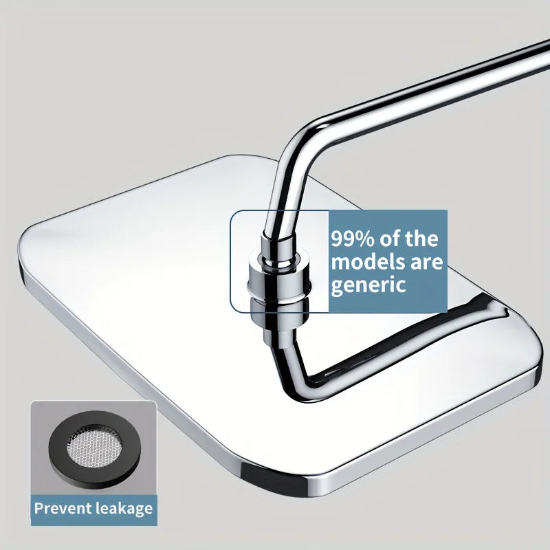 Shower Combo12 inch Large Panel Rain Shower Head/Handheld Shower Combination Bathroom Handheld Three-mode Booster Set