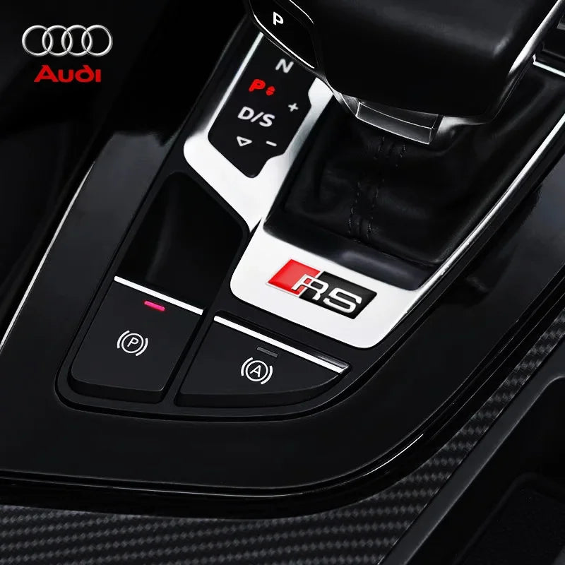 2/5/10pcs 3D Aluminium Alloy Steering Wheel Badge Emblem 3D Steering Wheel Sticker Car Sticker For Audi Sline RS Car Accessories