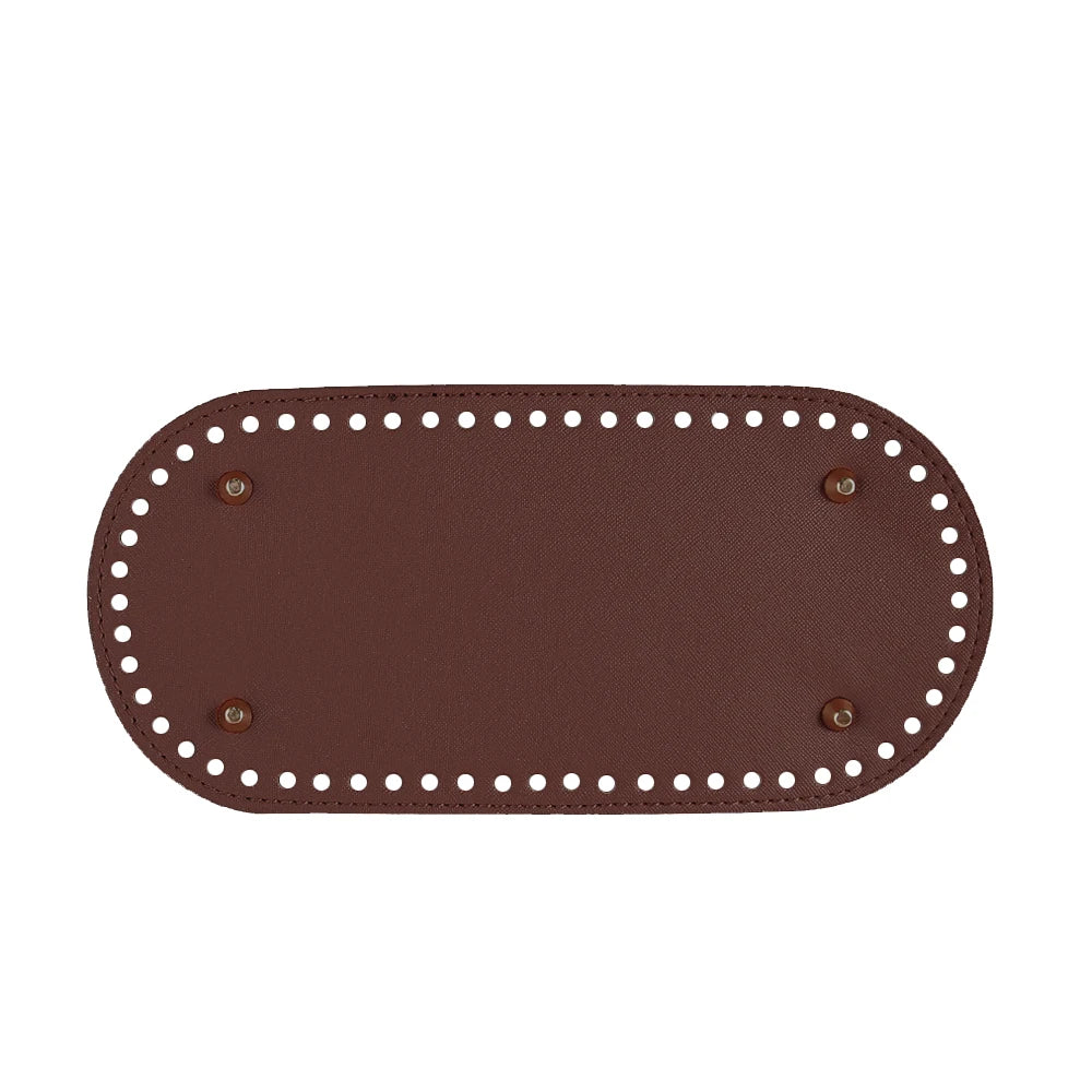 5 Size PU Leather Base Handmade Bag Bottom for Hook Diy Women Purse Handbag Knitting crochet Bags Accessories Parts