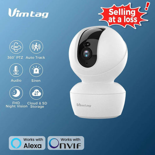 Baby Monitor VIMTAG 3.5K 360° Auto Track, AI Detect, Alexa - P12 Hub Europe