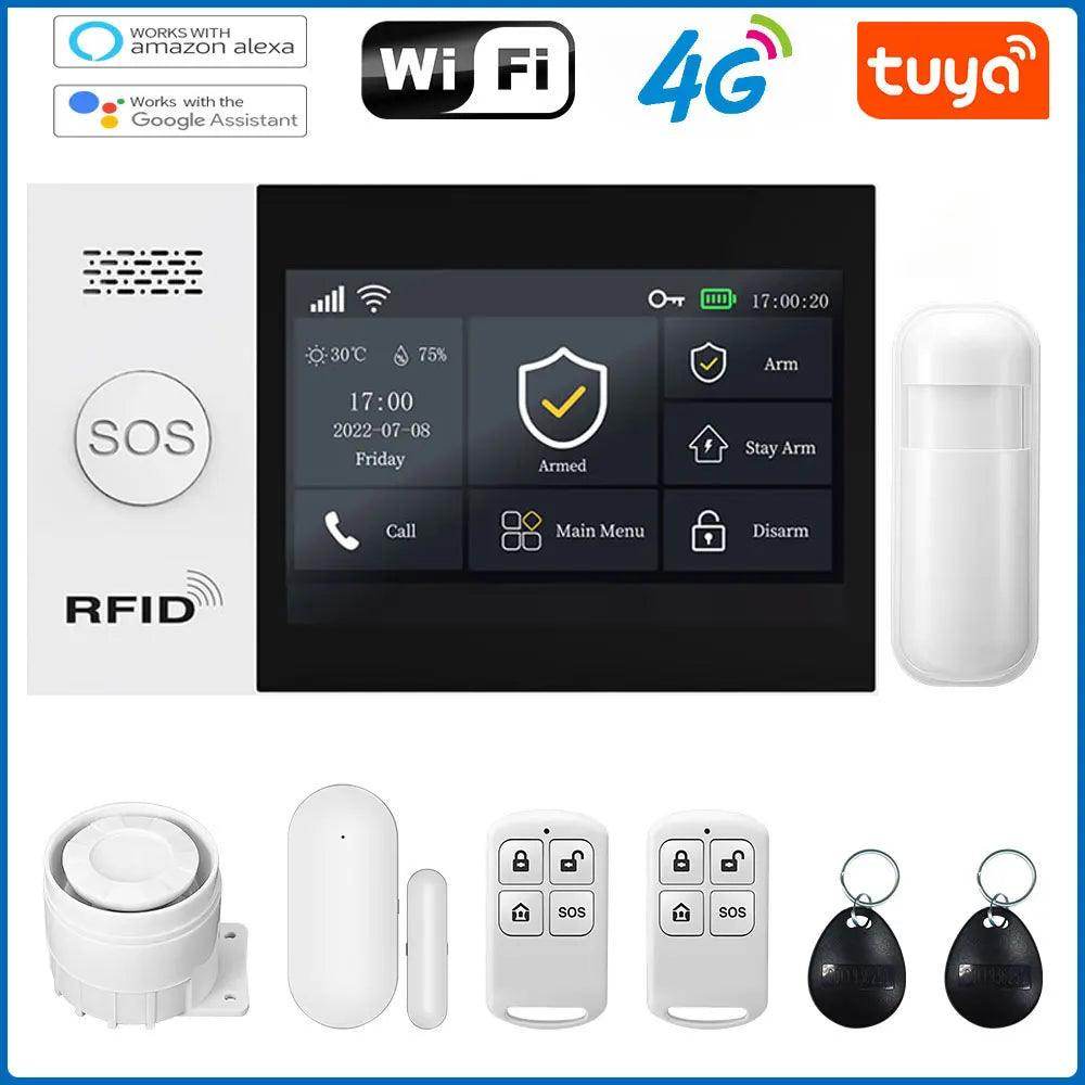 Alarm Smart Tuya WiFi GSM 4G - P12 Hub Europe