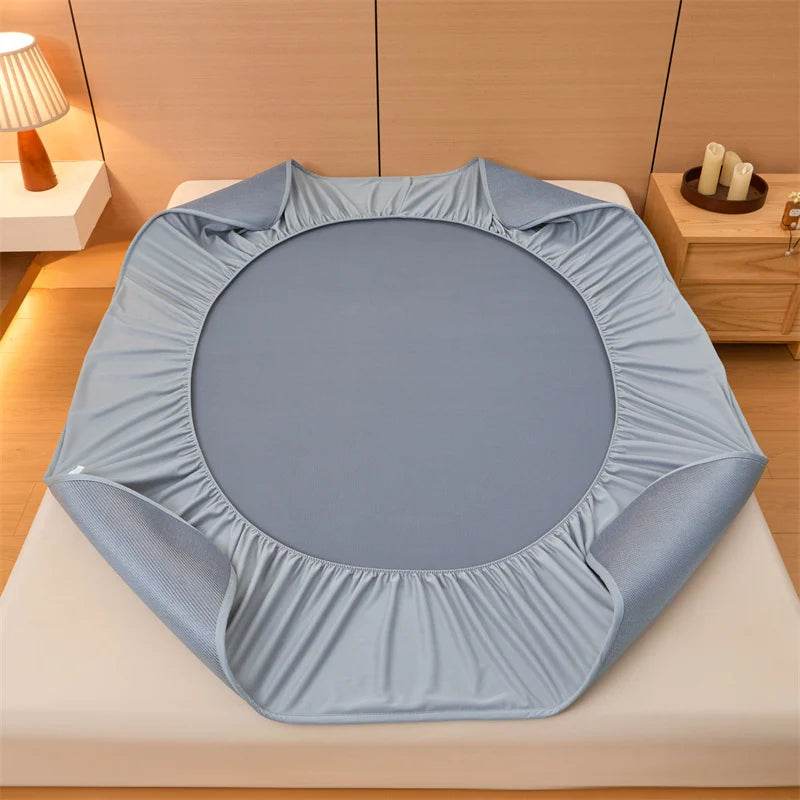 All-inclusive Bed Mattress Cover Summer Cooling Bed Mat Washable Folding Bed Mat Breathable Cool Anti-slip Fitted Bed Sheet - P12 Hub Europe