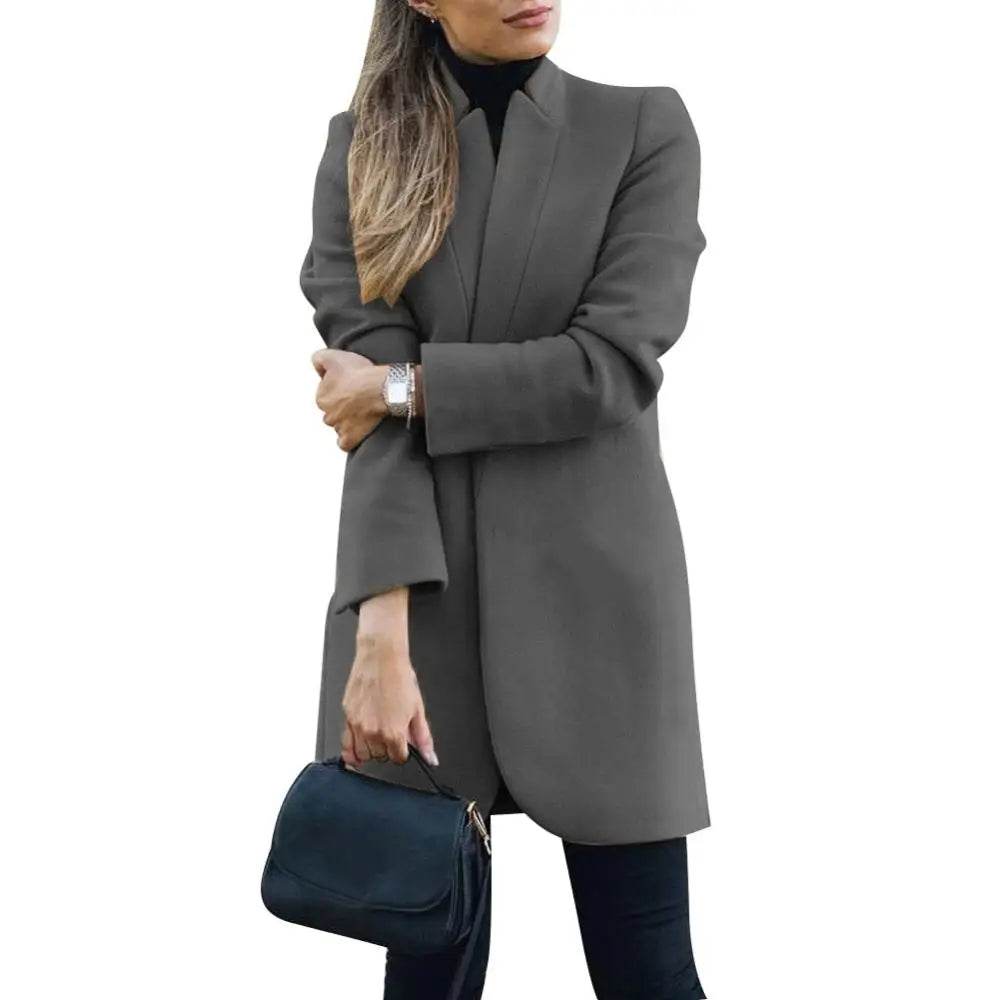 Office Lady Wool Blend Coat - P12 Hub Europe