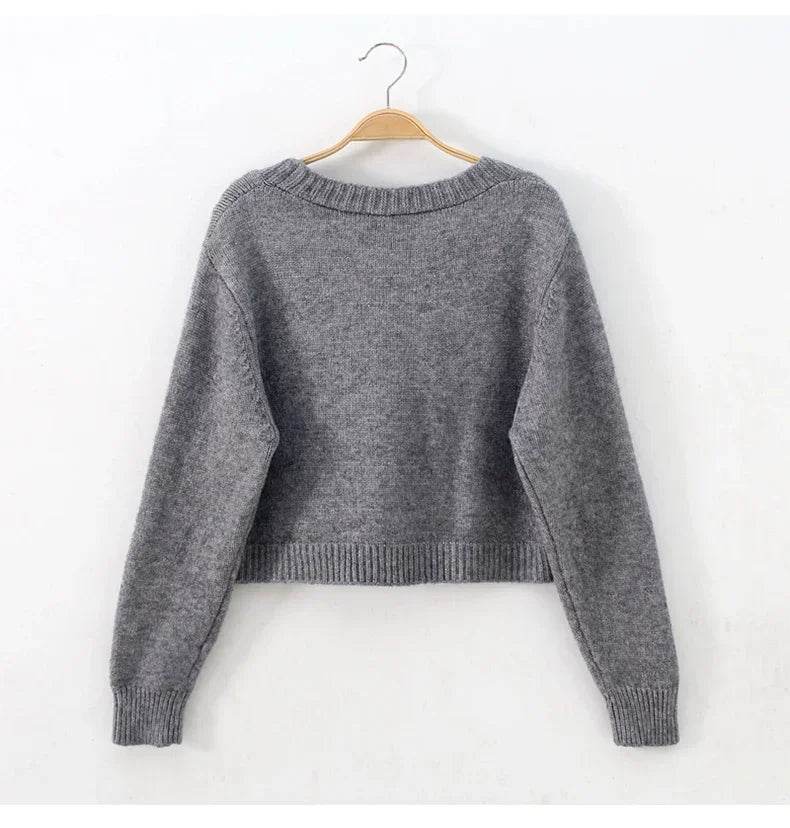 Twist Knit Cropped Cardigan - P12 Hub Europe