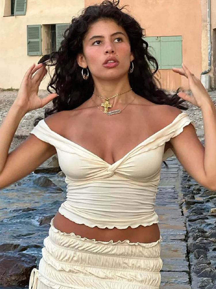 Sexy Pleated Lace-Up Skirt Set - P12 Hub Europe