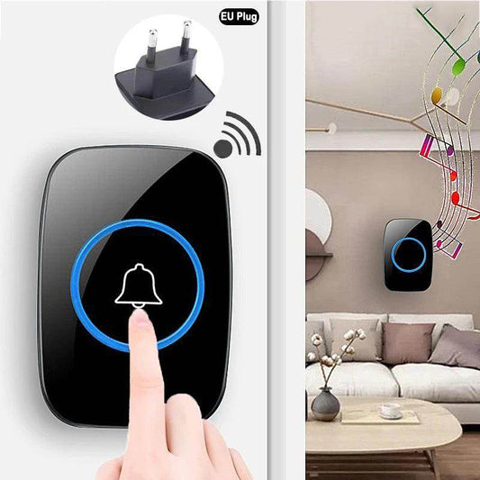 Doorbell Wireless | 300M, 38 Ringtones, Flashing LED - P12 Hub Europe