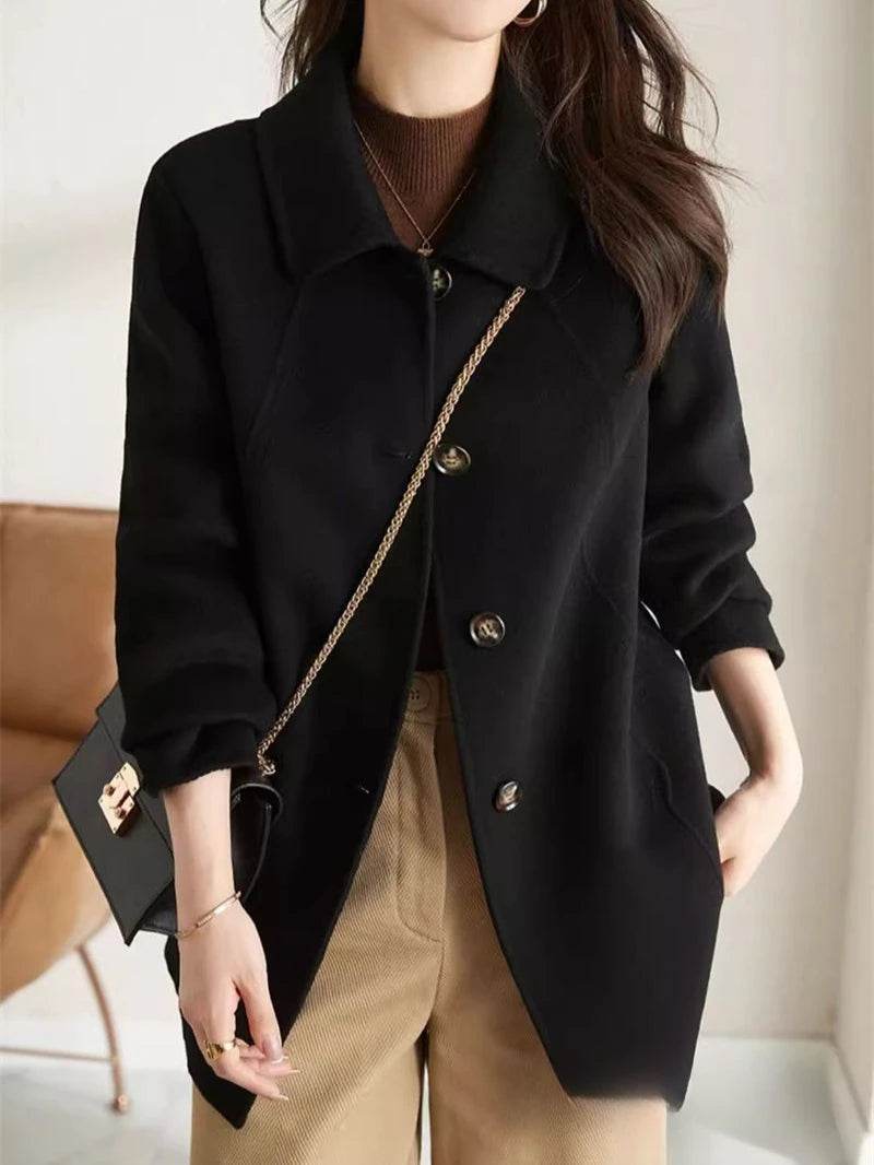 Long Casual Wool Coat - P12 Hub Europe