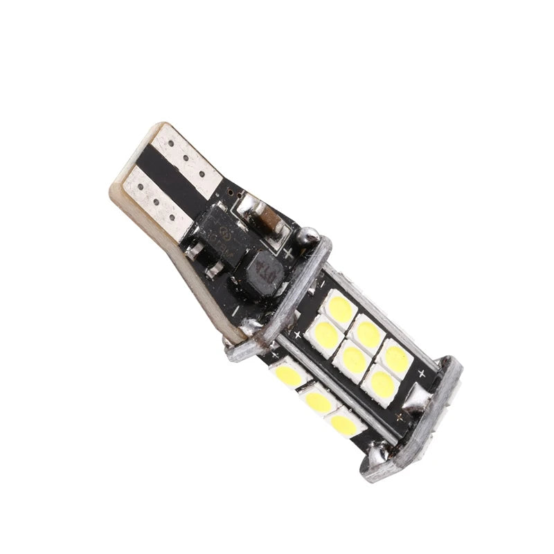 1Pc Error Free 921 912 T10 T15 W16W Led Reverse Light, 24Smd 3030 Led Bulb 1500 Lumens Extremly Bright For Car Led Backup Revers