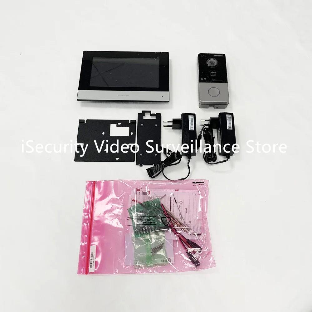 Video Intercom Hikvision IP 7" Touch, WiFi, PoE, Unlock, DMSS