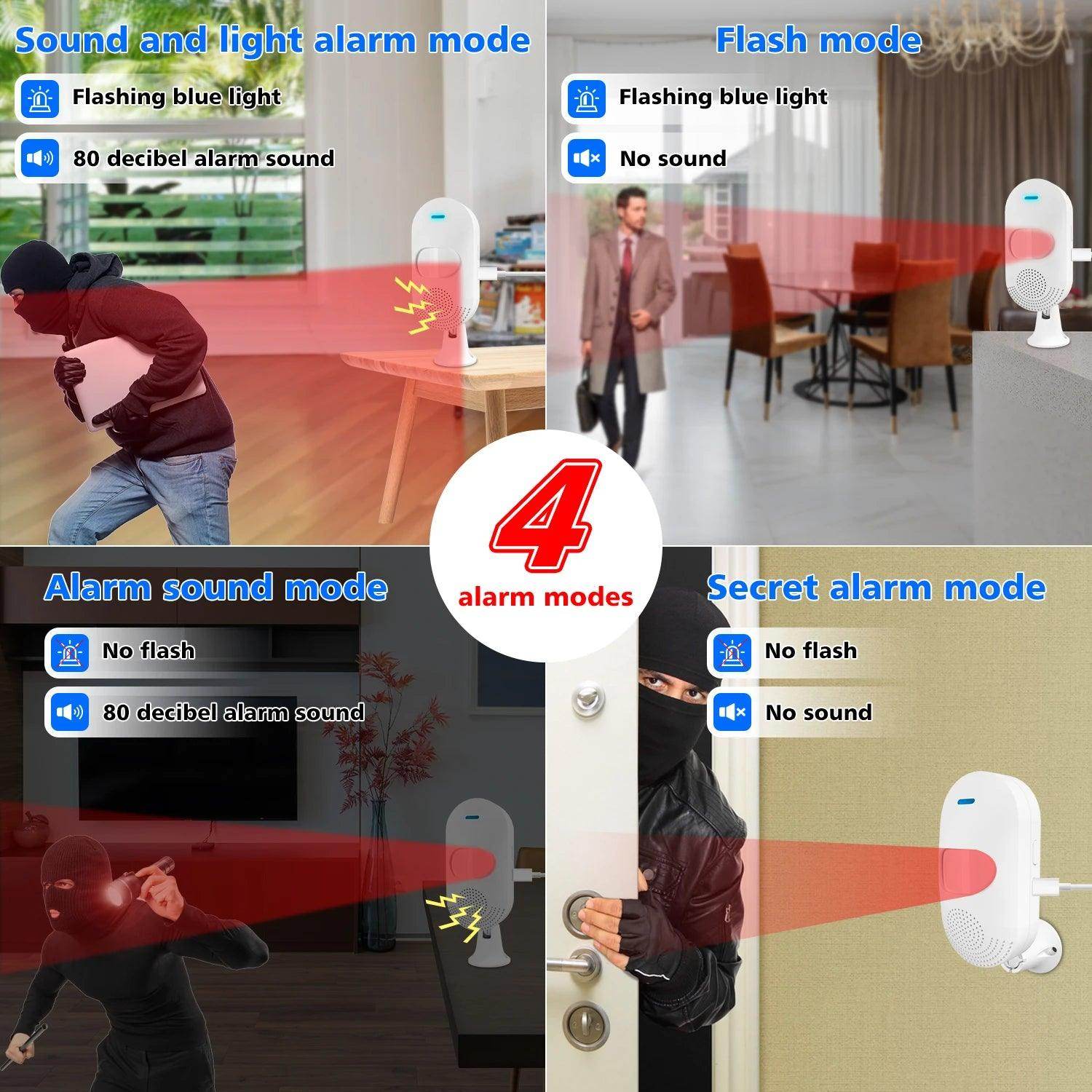 Sensor Alarm WiFi PIR Tuya Smart - P12 Hub Europe
