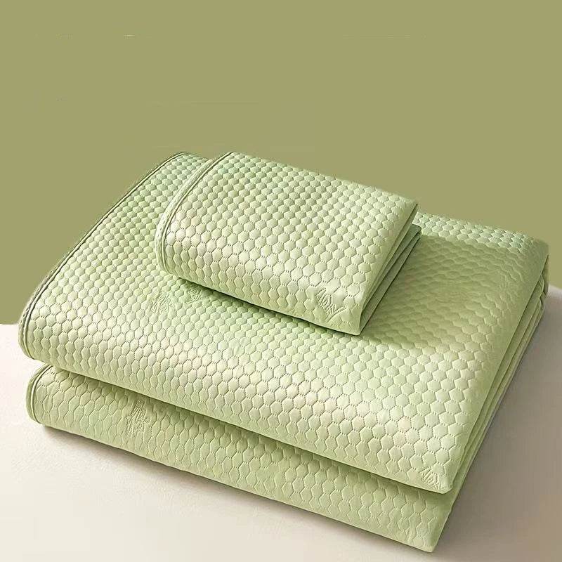 Cooling Foldable Mattress Protection Pad Cool Summer Sleeping Mat Kid Twin Queen Single And Double Bed Cover Non Slip Sheet - P12 Hub Europe
