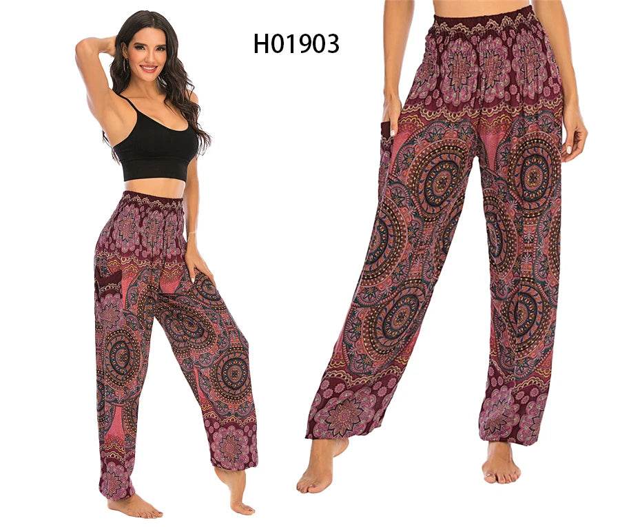 Boho Hippie Harem Yoga Pants - P12 Hub Europe