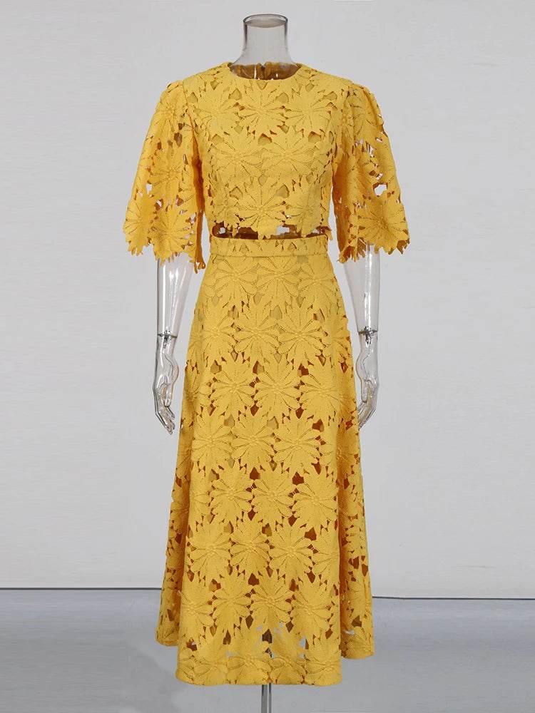 Solid Summer Skirt Suit - P12 Hub Europe