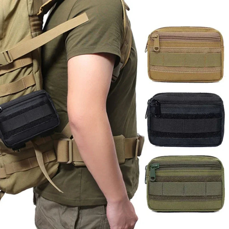 Men's Military Waist Pouch Fanny Pack Utility Bag for Camping Hunting - Mobile Accessory