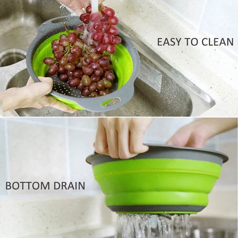 Folding Silicone Drain Basket - P12 Hub Europe