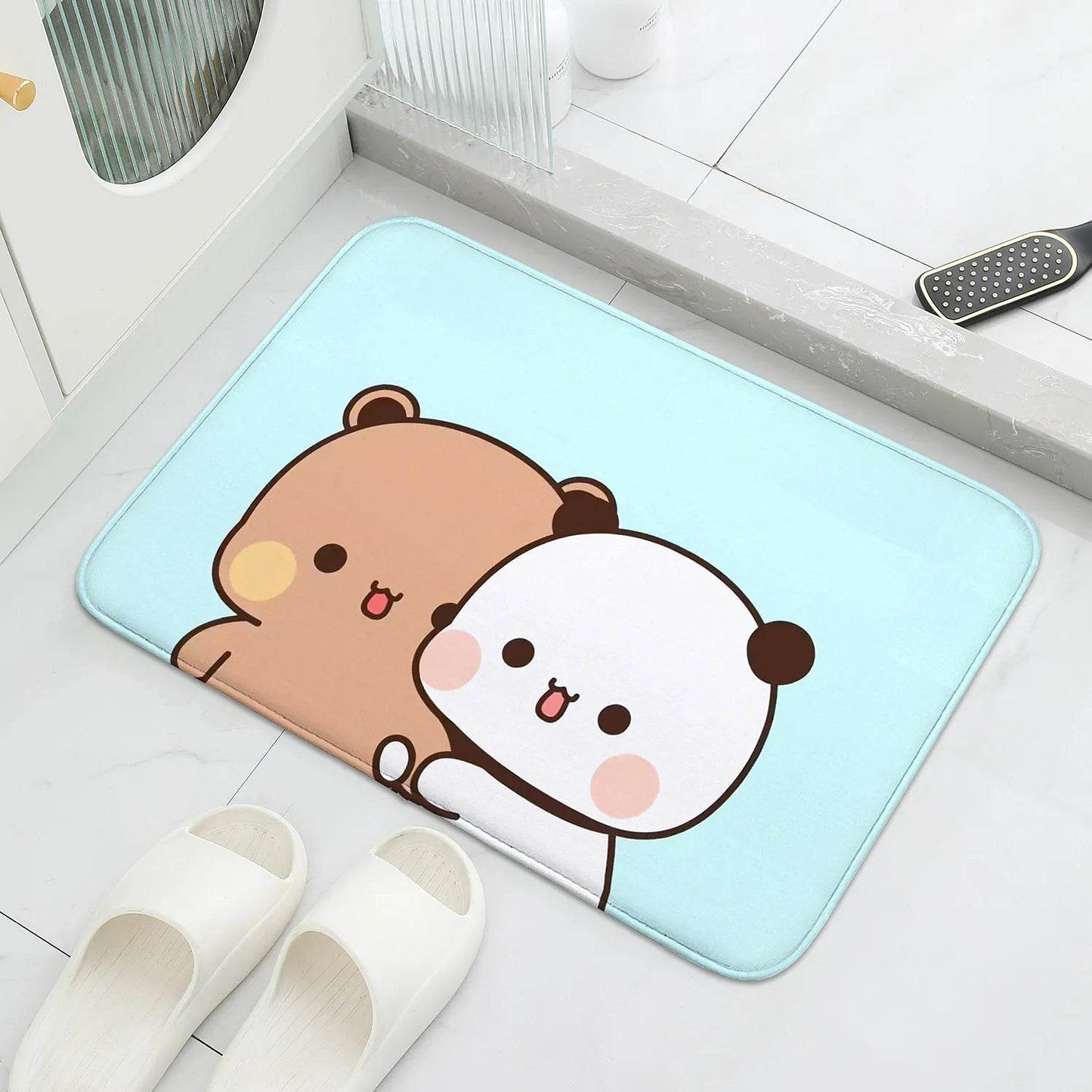 1Pc Bubu and Dudu Cute Cartoon Welcome Mat Entrance Doormat Balcony Bathroom Floor Mats Non-slip Rug Bedroom Carpet Home Decor - P12 Hub Europe