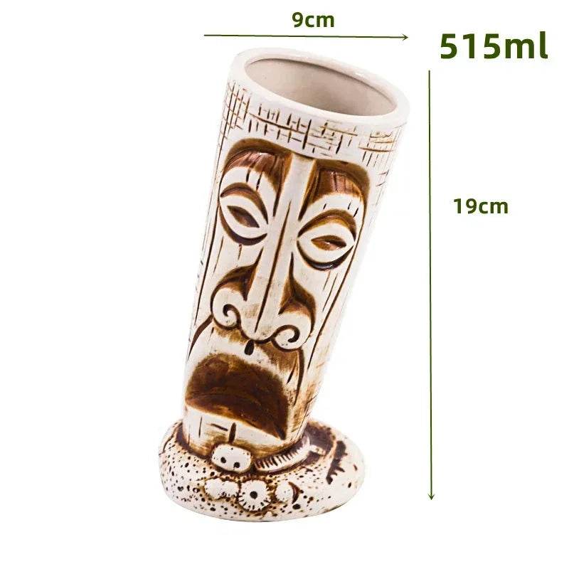 60 Types Ceramic Hawaii Tiki Mugs Creative Cocktail Glasses Beer Glass Martini Glasses Wine Glass Funny Cup Gift for Men - P12 Hub Europe