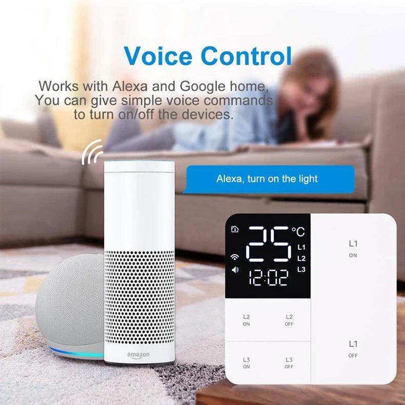 WiFi Smart Switch Temp Time 1-3 Gang - P12 Hub Europe