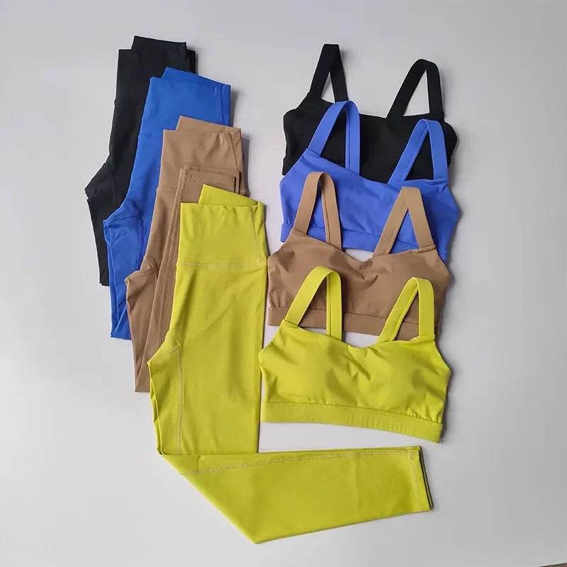 Seamless Sports Bra Leggings Set - P12 Hub Europe