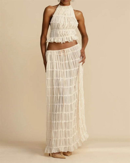 Elegant Backless Maxi Set - P12 Hub Europe