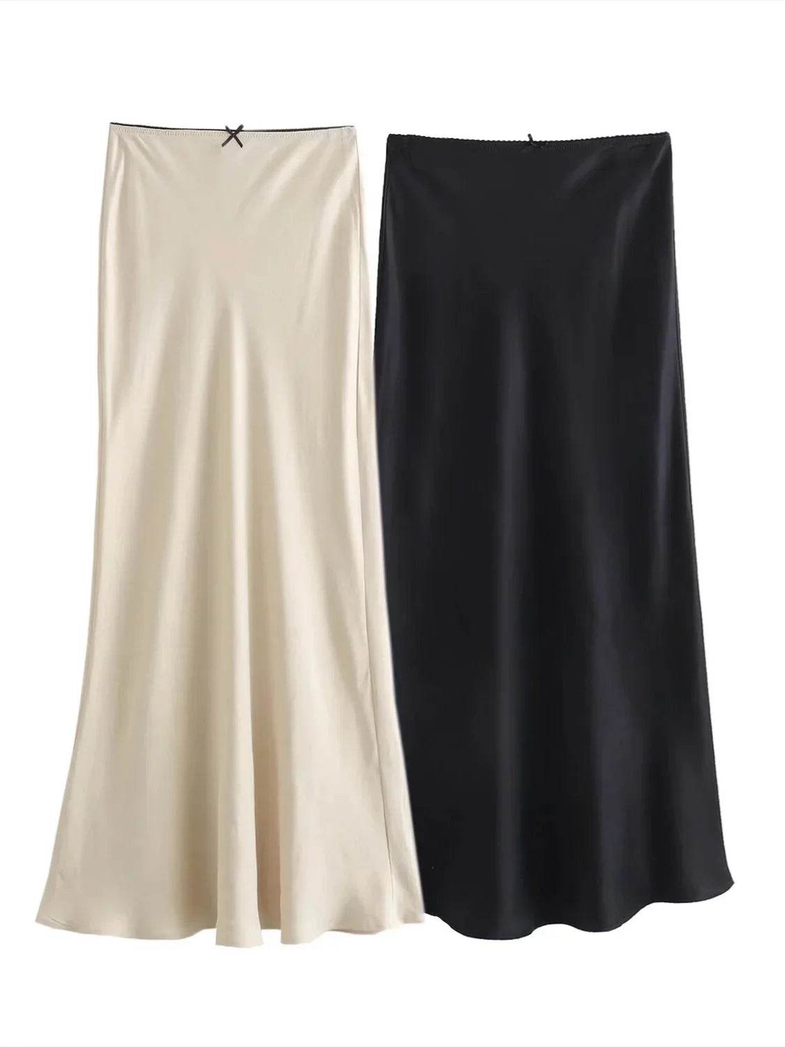 Spring Satin Bow Skirt - P12 Hub Europe