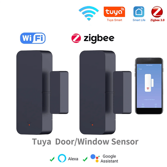 Sensor Door Tuya Zigbee WiFi Smart - P12 Hub Europe