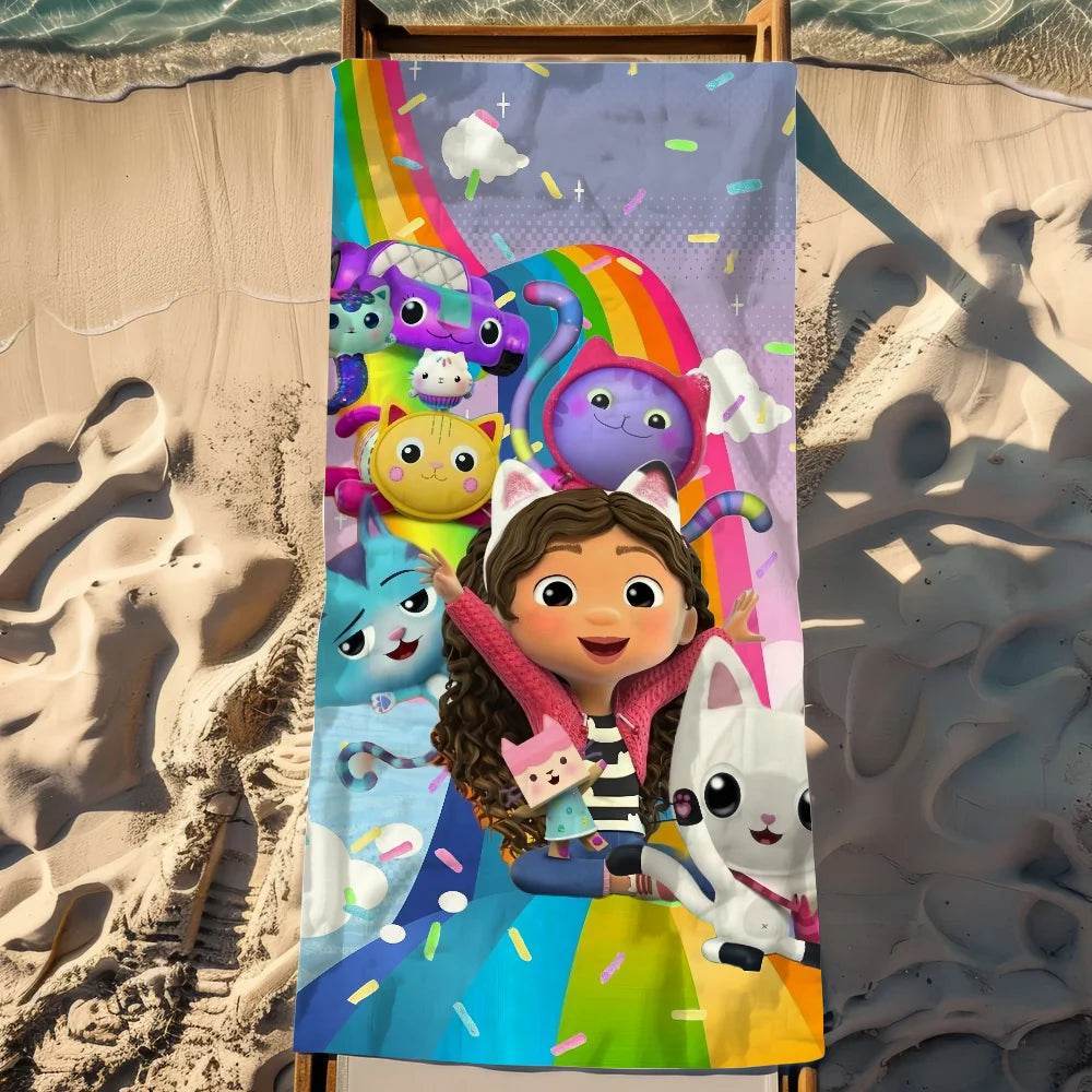 Towel Beach Quick Dry Cute G-Gabbys Pool Camping Towels Travel Dollhouse Soft Gift Cartoon Gym Shower Sports - P12 Hub Europe