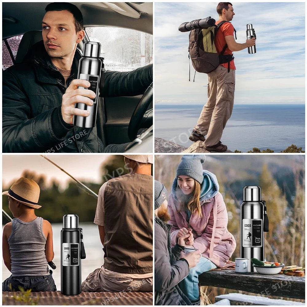 1000ML Stainless Steel Sport Thermos - P12 Hub Europe
