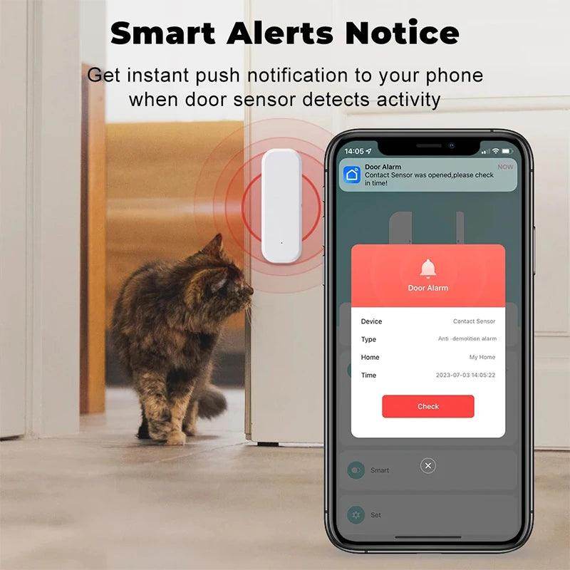 Sensor Door Tuya WiFi Smart - P12 Hub Europe