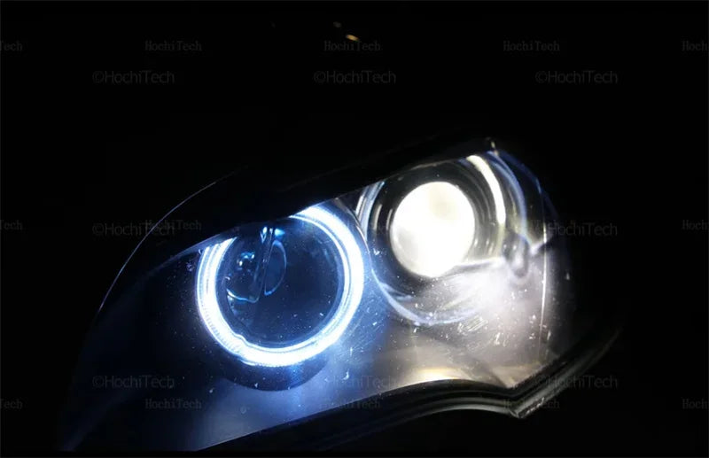 For BMW X5 X5M E70 X6 X6M E71 E72 2007-2011 40W White H8 LED LED Angel Eyes Light  Ring Headlight Canbus