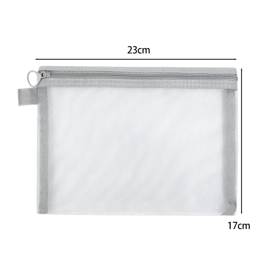 1/3pcs Mesh Clear Cosmetic Bags Small Large Black Makeup Bag Portable Travel Toiletry Organizer Case Lipstick Storage Pouch