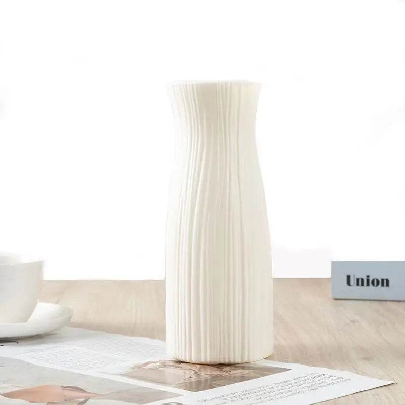 Plastic Vase Imitation Ceramic Flowers Pots Wedding Home Outdoor Garden Table DIY Gift Bonsai Festival Party Courtyard Decor - P12 Hub Europe