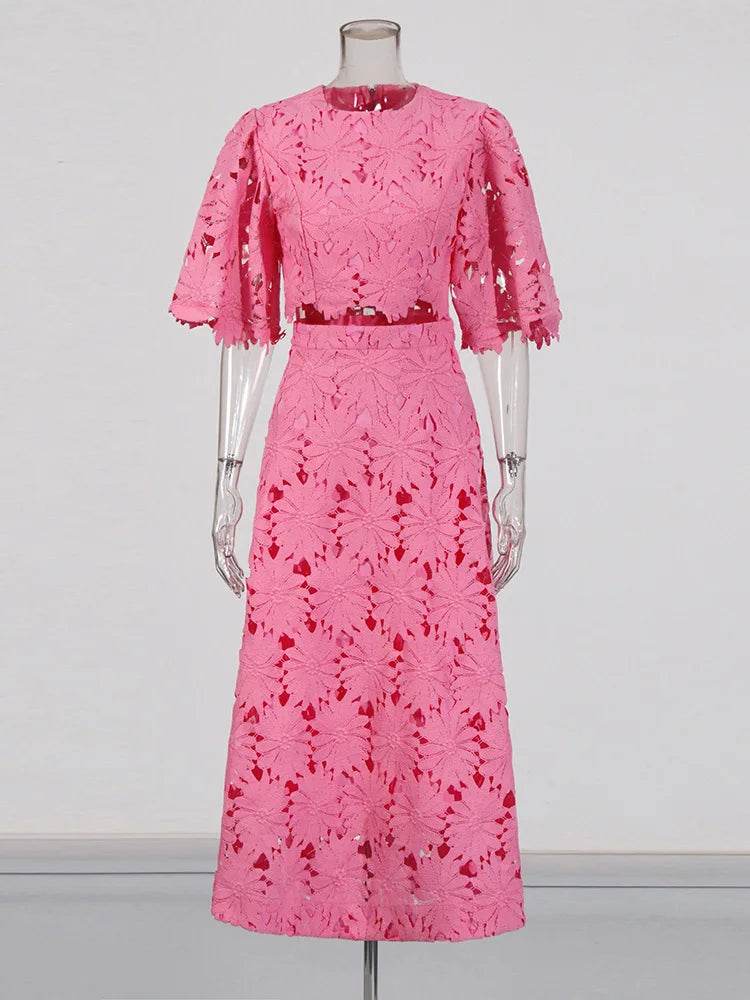 Solid Summer Skirt Suit - P12 Hub Europe
