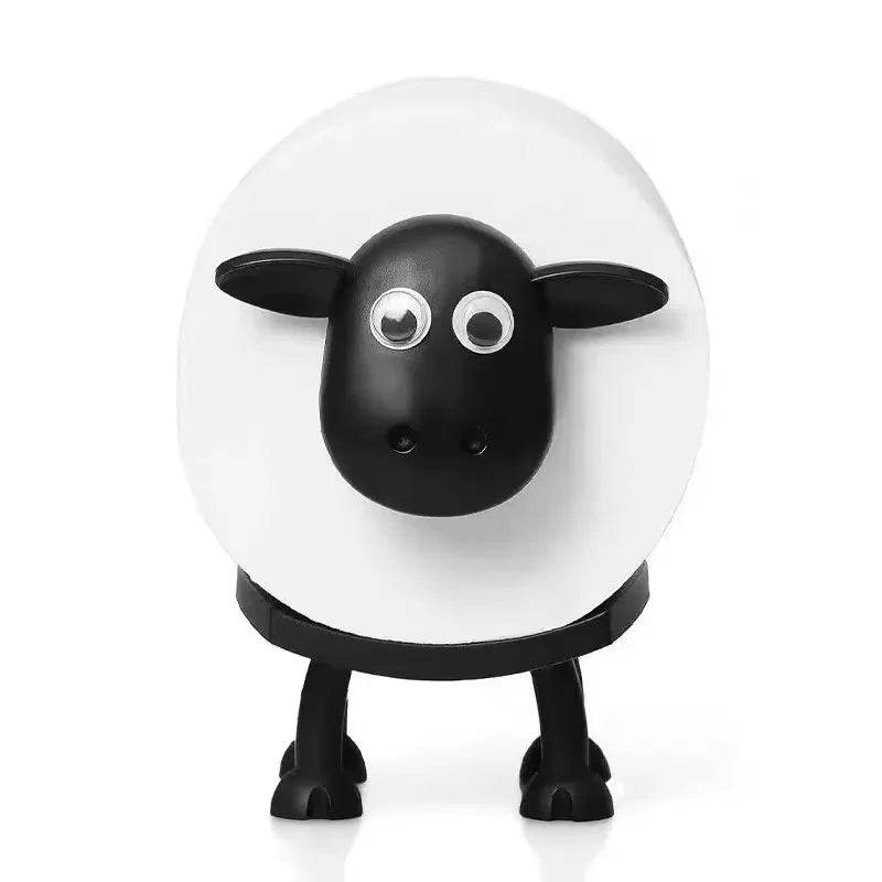 Sheep Toilet Roll Holder Funny Toilet Paper Holder Free Standing Bathroom Set 3D Printed Black Sheep Loo Roll Holder Decors - P12 Hub Europe