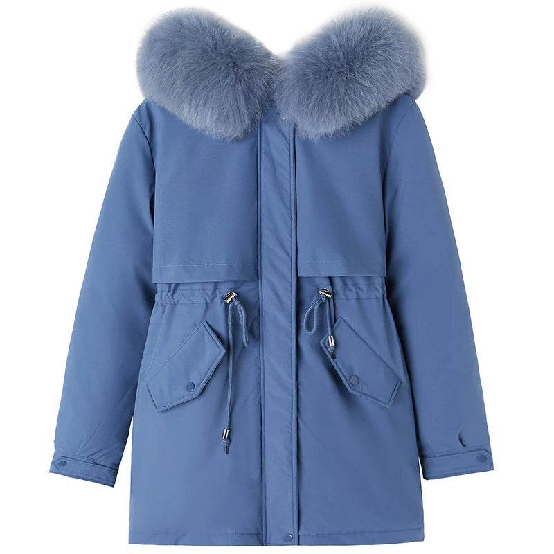 Slim Fur Collar Parka - P12 Hub Europe
