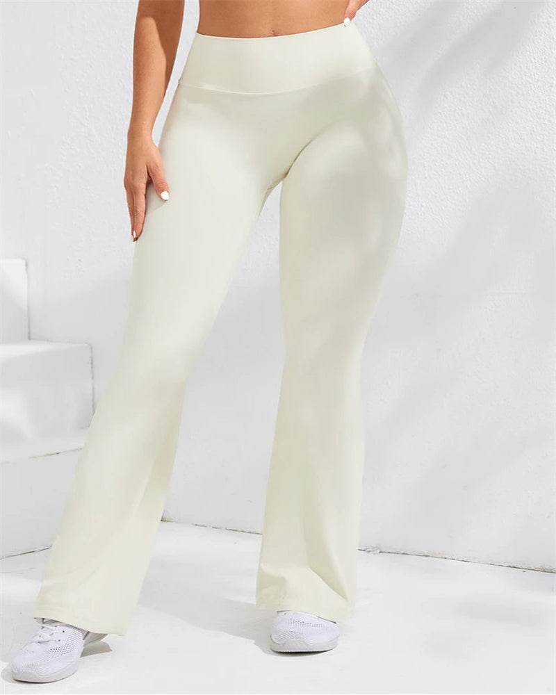 Women's High-Waist Flare Leggings - P12 Hub Europe