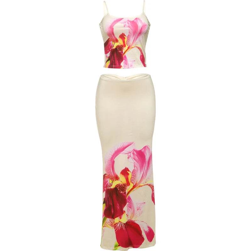 Nibber Flower Print Skirt Set - P12 Hub Europe
