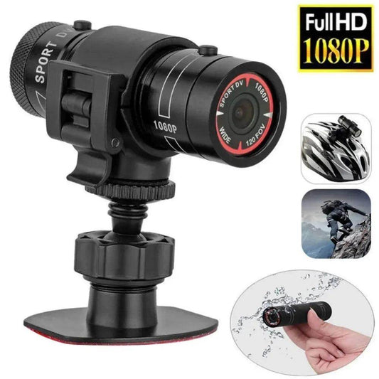 Helmet Camera Mini 1080P Bike/Motorcycle Mount, Waterproof - P12 Hub Europe