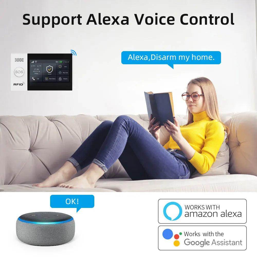 Alarm Smart Tuya WiFi GSM 4G - P12 Hub Europe