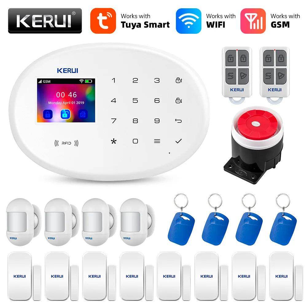 GSM WiFi Alarm | Tuya, Alexa | Home Security, RFID - P12 Hub Europe